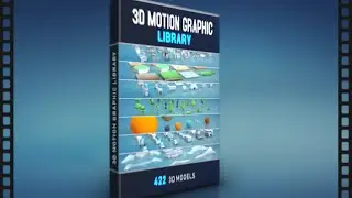 3D Motion Graphic Library 422 3d Model Free Download | Free After Effect Templates
