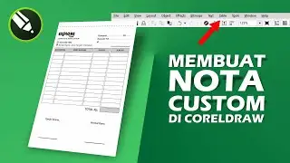 CARA MEMBUAT NOTA TOKO CUSTOM DI CORELDRAW
