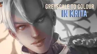 Aiken the 7th Saint - Digital Art Painting Process (+ commentary)