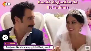 Müğənni Damlanın toy görüntüləri yayıldı