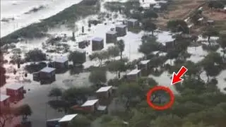 She was filming the aftermath of the hurricane. Soon I saw something that I will remember for the re