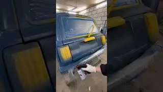 Как покрасить машину с баллончика своими руками , подробное видео 💪