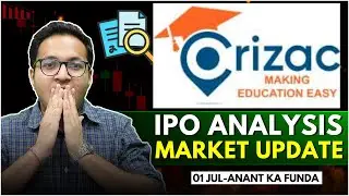 Crizac Limited IPO Analysis | Crizac IPO Review | Nifty and Bank Nifty update | 1/7/2025