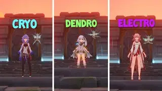 WHICH ELEMENT IS THE BEST? DENDRO & CRYO & ELECTRO | DOMAIN OF FORGERY | GENSHIN IMPACT