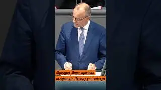 Мерц призвал выдвинуть Путину ультиматум