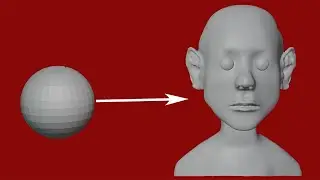 HOW TO SCULPT HEAD IN BLENDER | SCULPTING STYLIZED CHARACTER IN BLENDER | PART 1