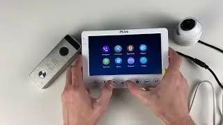 Подключение и обзор меню проводного видеодомофона FHD PS-715DP-FHD