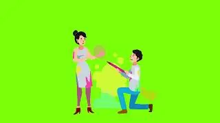 Color romance Playing Holi Green Screen VFX| Chromatic Cinema