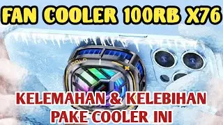 REVIEW FUN COOLER X76! TES GAMING ROG 6 BIKIN ADEM
