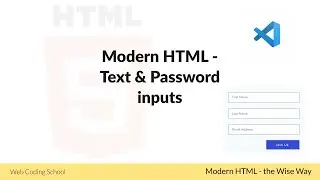 Learn HTML - Text and password inputs