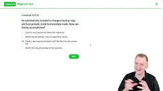 Veeam Certified Engineer - VMCE 2021 practice exam official: Question 35