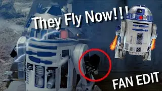 R2D2's Missing Rockets ADDED to Return Of The Jedi | Easter Egg Edit.