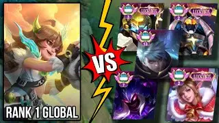 No.1 Popol n Kupa VS Full Supreme Enemies! - Top 1 Global Popol & Kupa by freyaciri. - Mobile Legend