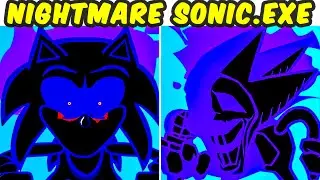 FNF Nightmare Sonic.exe vs Nightmare Majin (Indie Cross) | FNF MOD/HARD/Cover | Friday Night Funkin