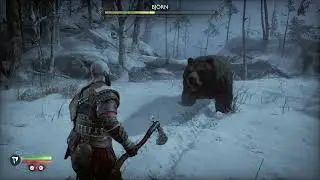 God of War Ragnarok Defeat First Boss the Bear Bjorn