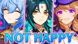 Voice lines that are somewhat ANGRY | ft. Xiao, Ganyu, Lisa | Genshin Impact voice lines lore