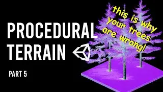 how to make a procedural grid world in under 2 minutes in unity (part 5: trees)