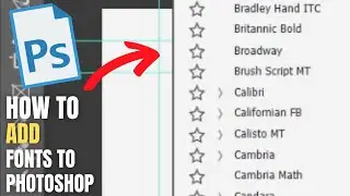 How to Add Fonts to Photoshop in 2025! 🔥 | Install Fonts on Windows & Mac Easily