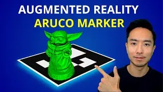 ArUco Marker Augmented Reality (AR) App 3D Model Overlay using OpenCV Python