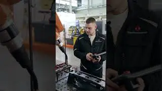 Изготовление гаражной петли на сварочном роботе 