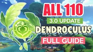 How to: GET ALL 110 DENDROCULUS SUMERU 3.0 COMPLETE GUIDE FULL TUTORIAL | Genshin Impact