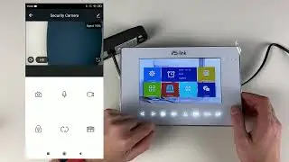 Видеодомофон проводной PS-Link PS-714TDP-FHD с экраном 7 дюймов и WIFI модулем