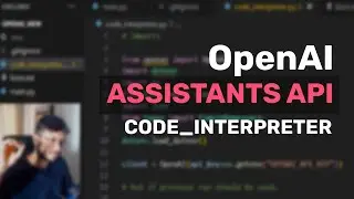 How to use the Code Interpreter from OpenAI's Assistant API in Python (Beta)