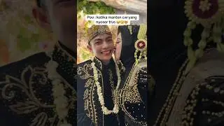 pengantin viral sudah tidak tahan‼️