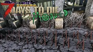 Spikes, Barbed Wire & Roadside Surprise | 7 Days To Die Modded | S05E45