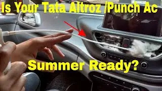Is Your Tata Altroz/Punch Summer Ready ?| Improve Ac Cooling DIY 