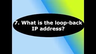 What is the loop back IP address?