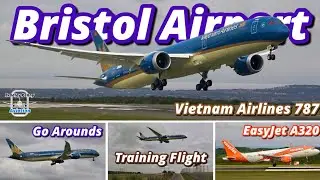 VIETNAM AIRLINES at BRISTOL AIRPORT (BRS) - Boeing 787-10 DREAMLINER Sustainability TEST Flights 4K
