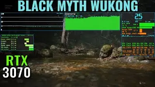 Black Myth Wukong - RTX 3070 - DLSS 3.7.20 - 1440p - Benchmark