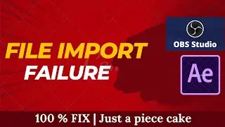 How to fix OBS .mkv video file not supported error in | Adobe Premiere Pro | After Effects