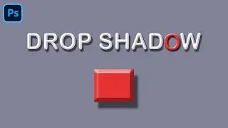 How to add Box Drop Shadow in Photoshop cs6 | Drop shadow photoshop cs6