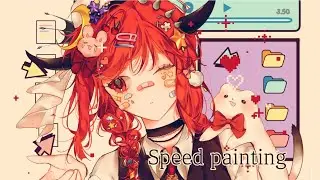 [ Speed painting ] 악녀님 팬아트