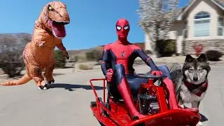 Escaping Giant T-Rex! POV Chase