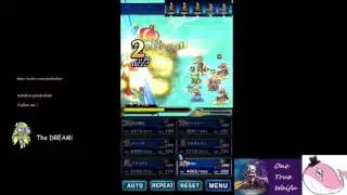 FFBE King Mog Raid Level 4 Clear with Setzer