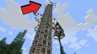 САМЫЙ ВЫСОКИЙ НЕБОСКРЁБ В МАЙНКРАФТЕ С ПАРКУРОМ, ОН ВЫШЕ ОБЛАКОВ - TOWER JUMP 3
