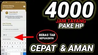 cara cepat kejar 4000 jam tayang youtube grati