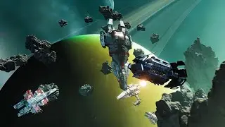 FALLING FRONTIER  - Gameplay Trailer   - New SPACE RTS Game 2023