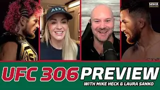 UFC 306 LIVE Preview w/ Laura Sanko | O'Malley vs. Dvalishvili | Grasso vs. Shevchenko 3