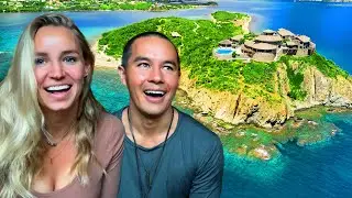 A PRIVATE ISLAND TO CELEBRATE THE BIG NEWS!