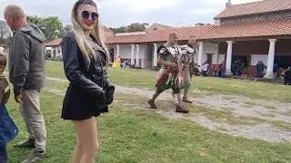 Granate Styling, walking in public, 