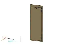 Door Animation !! Tutorial Coming Soon !! SolidWorks Motion 