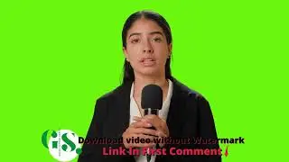 News Reporter  Green Screen Video