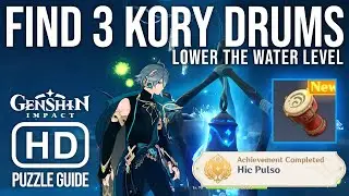Look for other Kory Drums (0/3) Awakening's Real Sound | Puzzle Guide - Genshin Impact 3.6
