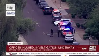 Investigation underway after Scottsdale officer injured