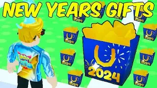I Opened 99 New Years Gifts In Pet Simulator 99