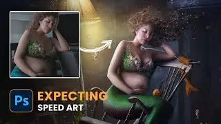 I Turned Myself into a Mermaid Using Photoshop!